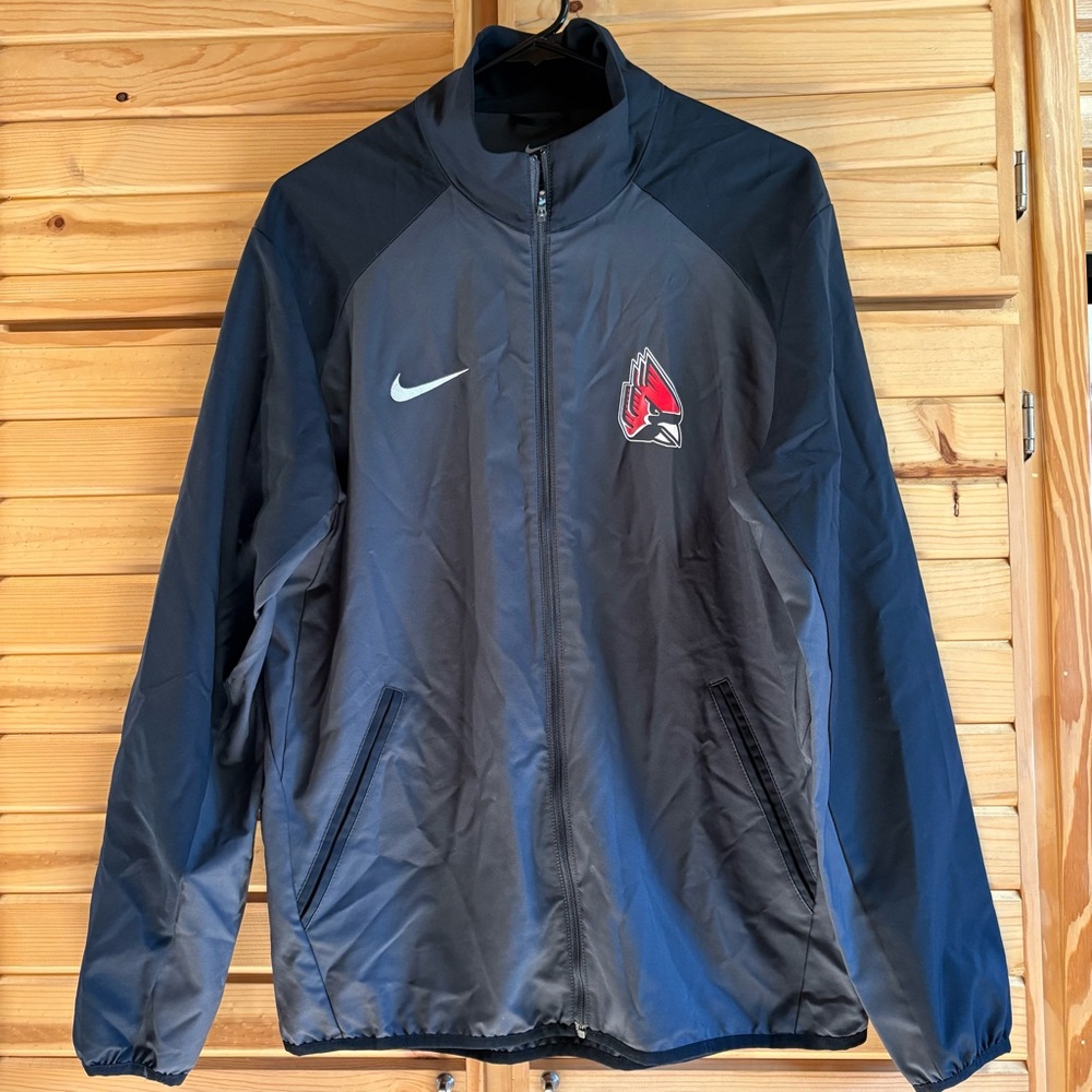 Nike Dri Fit Men's Black and Gray St Louis Cardinals Jacket, Size M